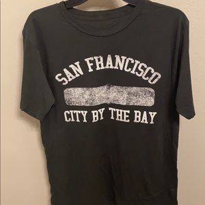 Dark green oversized t-shirt, thin material